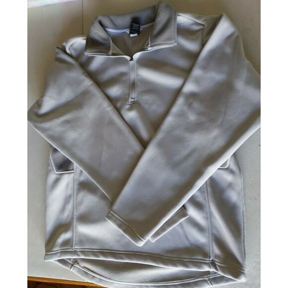 Old Navy Pullover Women's Size S Gray 1/4" Zip Lightweight Sweatshirt - Picture 2 of 8